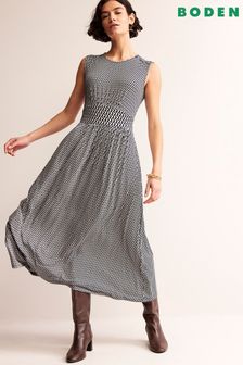 Blue - Boden Petite Thea Sleeveless Midi Dress (N20228) | kr1 560