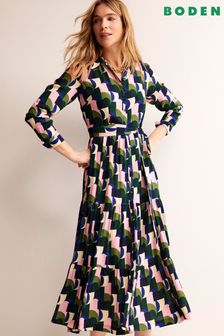 綠色 - Boden嬌小款Flo中長款襯衫式洋裝 (N20253) | NT$6,050