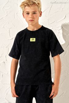 Dark Black - Angel & Rocket Evan T-Shirt mit Acid-Waschung (N20273) | 19 € - 25 €