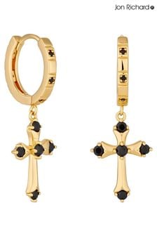 Jon Richard Gold Tone Cross Charm Earrings (N20431) | kr325