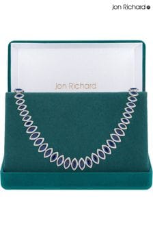 Jon Richard Silver Navette Collar Necklace (N20436) | kr1,233