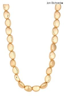 Jon Richard Gold Polished Nugget Allway Necklace (N20439) | AED166