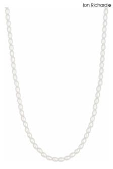 Jon Richard Silver Fine Freshwater Pearl Necklace (N20440) | 191 SAR