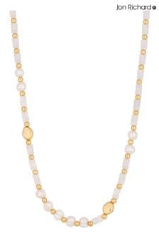 Jon Richard Gold Tone Pearl And Bead Necklace (N20445) | SGD 48