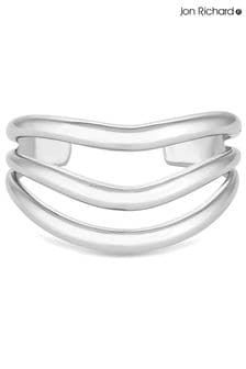 Jon Richard Silver Triple Cuff Bracelet (N20477) | AED155