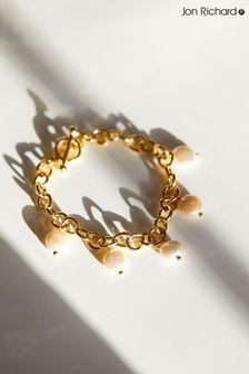 Jon Richard Gold Semi Precious Pearl And Chain Bracelet (N20507) | €47