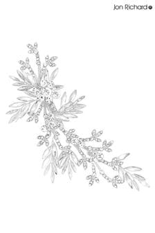 Jon Richard Silver Crystal Leaf Side Tiara (N20536) | kr1 100