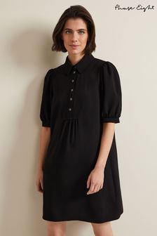 Phase Eight Black Button Claudia Swing Mini Dress (N20822) | €113