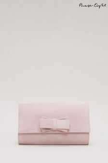 Phase Eight Pink Bow Front Clutch Bag (N20850) | $165
