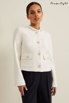 Phase Eight Cream Petite Ripley Bouclé Jacket (N20883) | 8,525 UAH