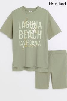 River Island Girls Laguna T-Shirt Set