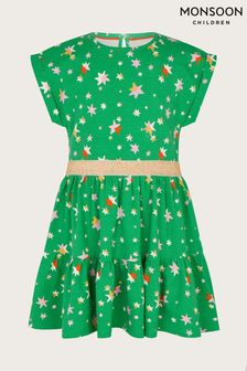 Monsoon Green Stacey Star Dress (N21001) | $51 - $62