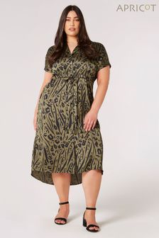 Apricot動物斑紋抽繩緞面洋裝 (N21187) | NT$1,820