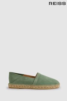 أخضر فاتح - حذاء خفيف سهل اللبس Esper Suede من Reiss (N21212) | ر.ق 1,014