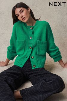 Women s Cardigans Green Oversized Knitwear Next Luxembourg