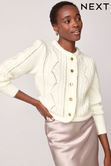Women s Cardigans Chunky Knit Long Sleeve Knitwear Next United Arab Emirates