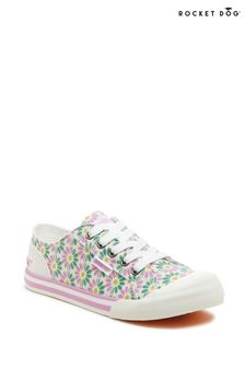 Rocket Dog Jazzin Preston Cotton White Trainers