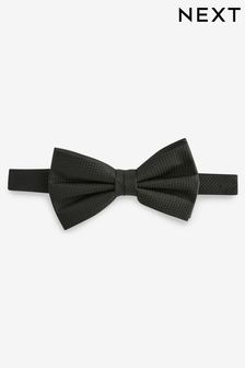 Black Textured Silk Bow Tie (N21520) | Kč595