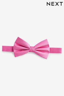 Fuchsia Pink Textured Silk Bow Tie (N21526) | HK$155