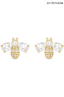 Jon Richard Gold Tone Mini Bee Stud Earrings (N21562) | HK$185