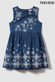 Reiss Penny Broderie Dress (N21563) | 576 د.إ
