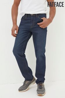FatFace Blue Straight Fit Recycled Jeans (N21671) | $101
