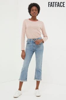 FatFace Blue Capri Sway Cropped Jeans (N21696) | €61