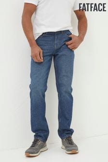 FatFace Blue Straight Fit Recycled Jeans (N21706) | $101