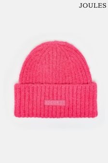 Ярко-розовый - Joules Caversham Beanie Hat (N21744) | 13 110 тг