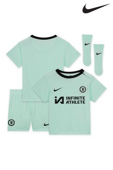 Nike Green Chelsea Third Stadium Sponsored Kit 2023-24 Infants (N21866) | €50