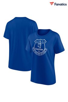 Fanatics Blue Everton Essentials Primary Logo T-Shirt Womens (N22437) | $47