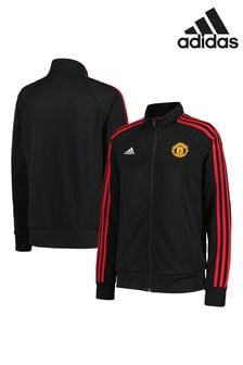 adidas Black Manchester United DNA Track Top Womens (N22475) | SGD 126