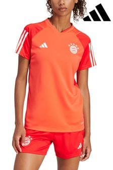 adidas Red FC Bayern Training Jersey Womens (N22479) | SGD 87