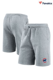 Fanatics Grey MLB Chicago Cubs Fleece Shorts (N22582) | 173 QAR