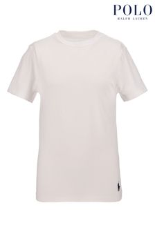 Polo Ralph Lauren Short Sleeve White T-Shirt 2pk (N22878) | kr584