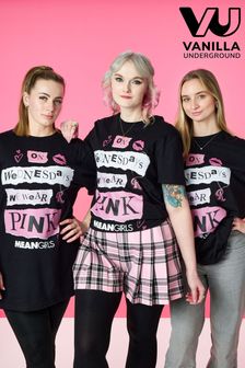 Vanilla Underground Black Mean Girls Ladies Licencing T-Shirt (N22919) | kr273