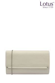 Lotus Nude Clutch Bag With Chain (N23024) | $86