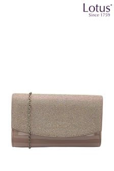 Lotus Pink Clutch Bag With Chain (N23052) | 247 QAR