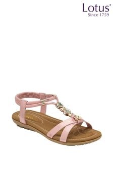 Lotus Pink Open-Toe Sandals (N23063) | $77