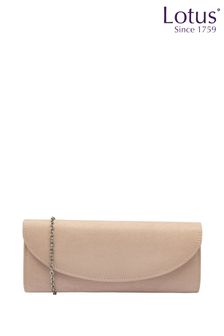 Lotus Clutch Bag with Chain