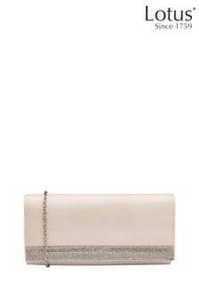 Lotus Nude Clutch Bag with Chain (N23109) | OMR26