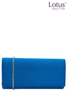 Lotus Blue Clutch Bag With Chain (N23154) | 223 QAR
