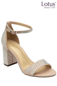 Lotus Pink Open-Toe Heeled Sandals (N23196) | $120