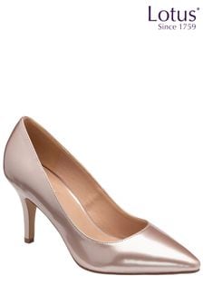 Lotus Pink Patent Court Shoes (N23275) | kr844