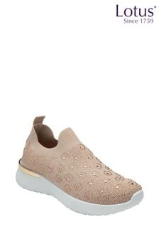 Lotus Brown Slip-On Casual Trainers (N23373) | 2,575 UAH