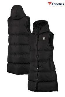 Fanatics Chelsea Leisure Longline Padded Black Gilet Womens (N23533) | 380 zł