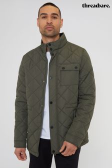 Хаки - Threadbare непромокаемая стеганая куртка (N23560) | €66