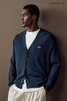 Mens lacoste cardigan uk clearance