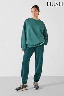 Hush Green Oversized Quaden Sweatshirt (N23687) | kr844