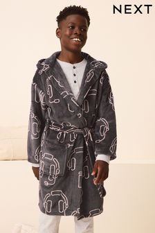 Boys grey dressing gown deals